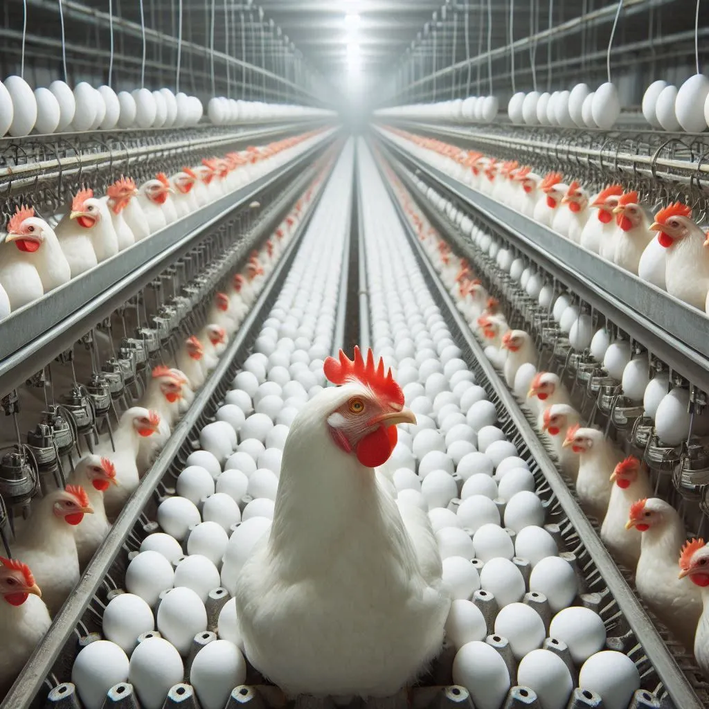 white eggs Laying hens production